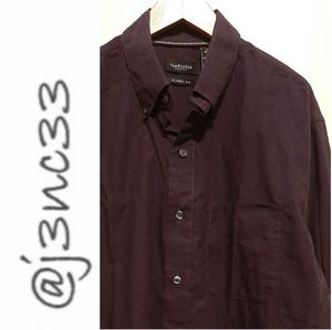 VanHuesen Purple Shirt Size Medium Classic Fit